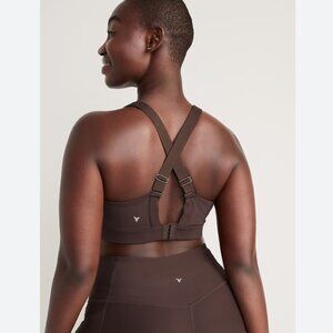 Old Navy Powersoft Chocolate Brown Sports Bra Legging Set